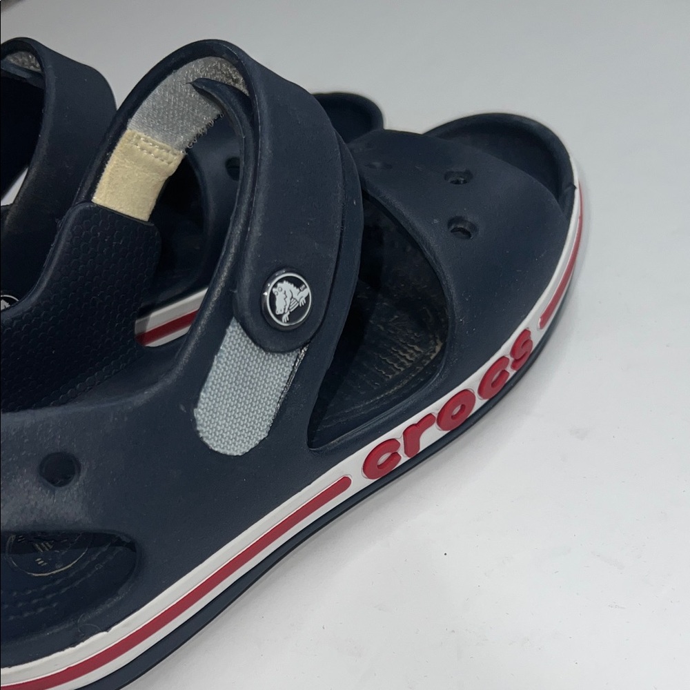 Kids CROCS Navy Blue Sandals size 2 - Picture 6 of 8